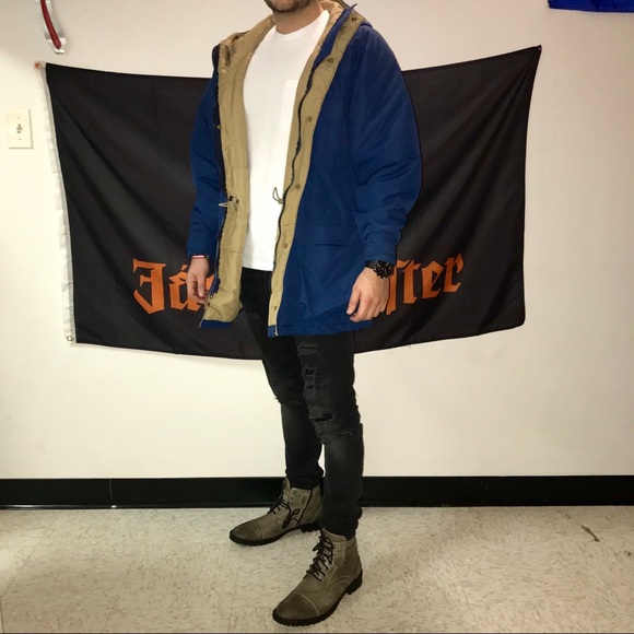 L. L Bean | Men’s Large Blue Winter Jacket - Picture 4 of 8